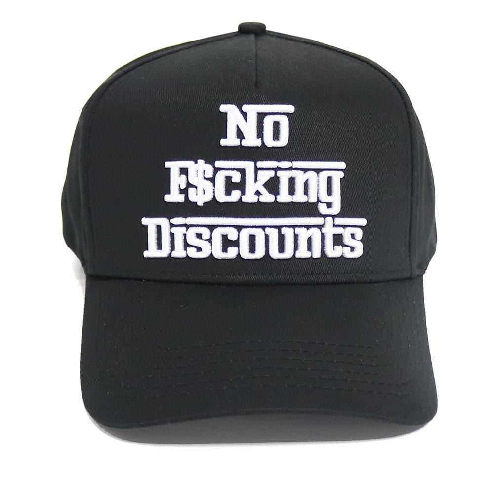 (PREORDER) NFD - No F&cking Discounts Black Hat